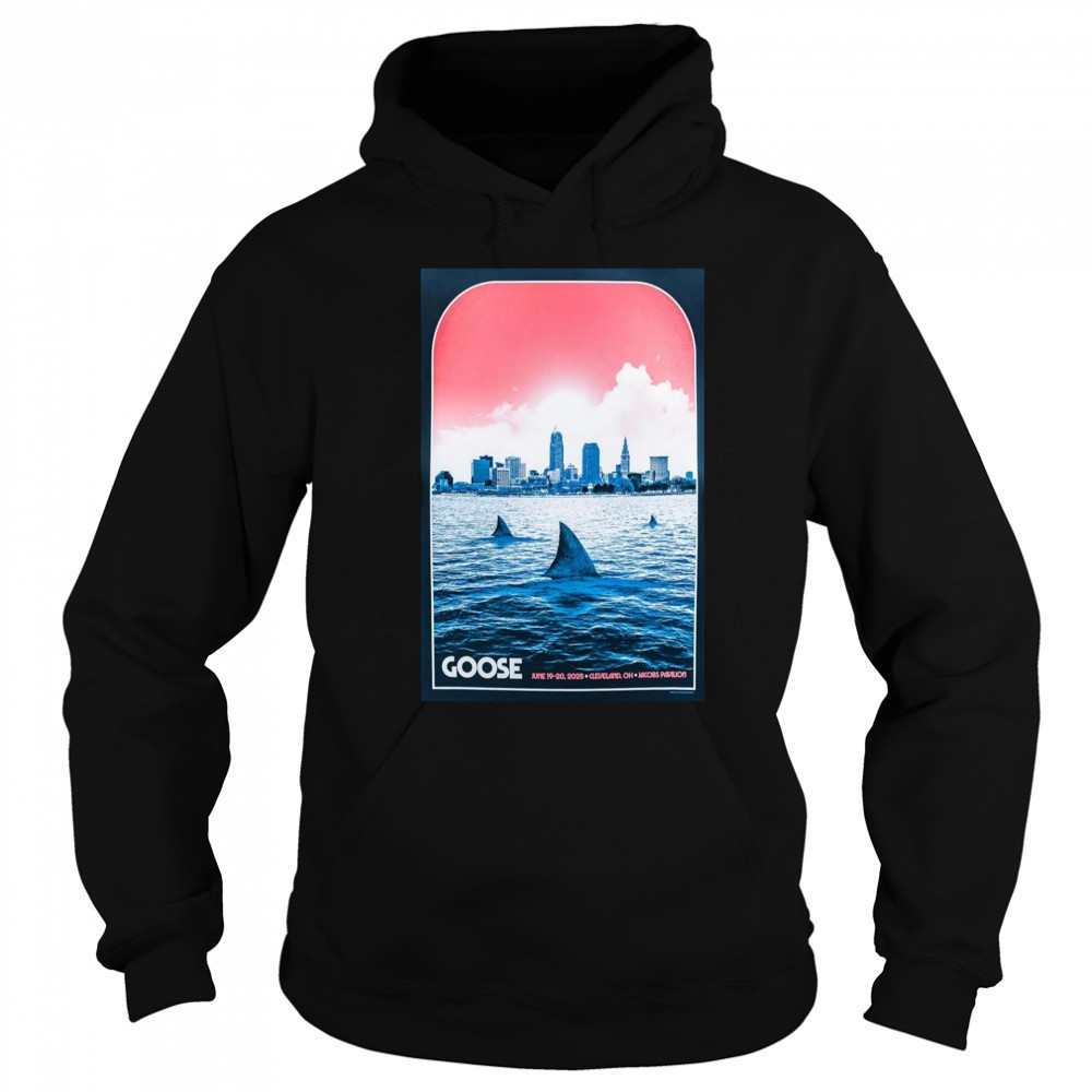Goose Band Jacobs Pavilion June 19-20 2025 Tour Poster T-Shirt Sweatshirt