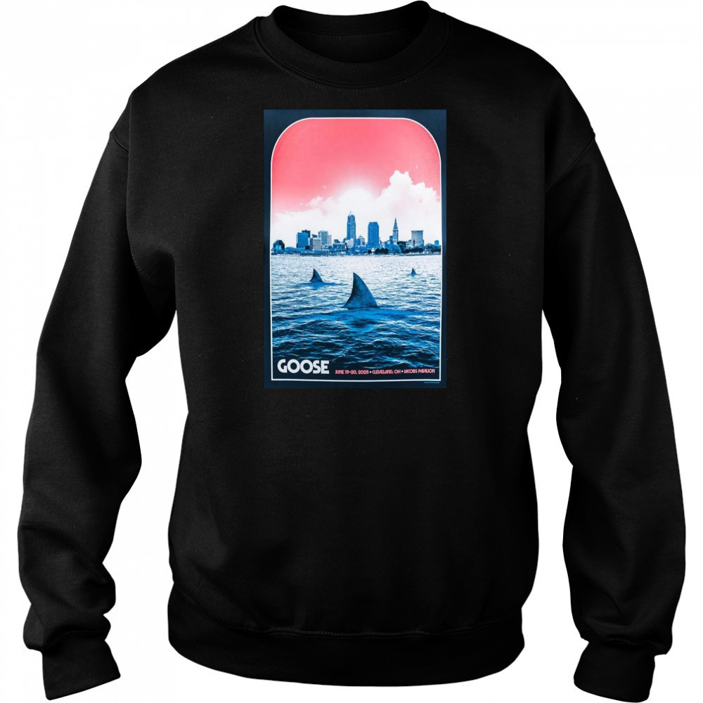 Goose Band Jacobs Pavilion June 19-20 2025 Tour Poster T-Shirt Hoodie
