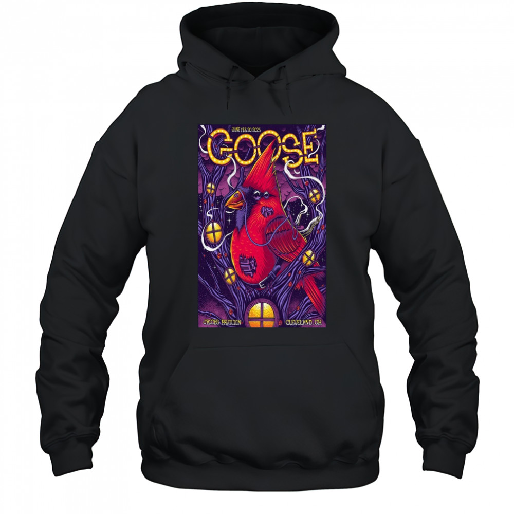 Goose Tour Poster June 19-20 2025 In Cleveland OH T-Shirt Hoodie