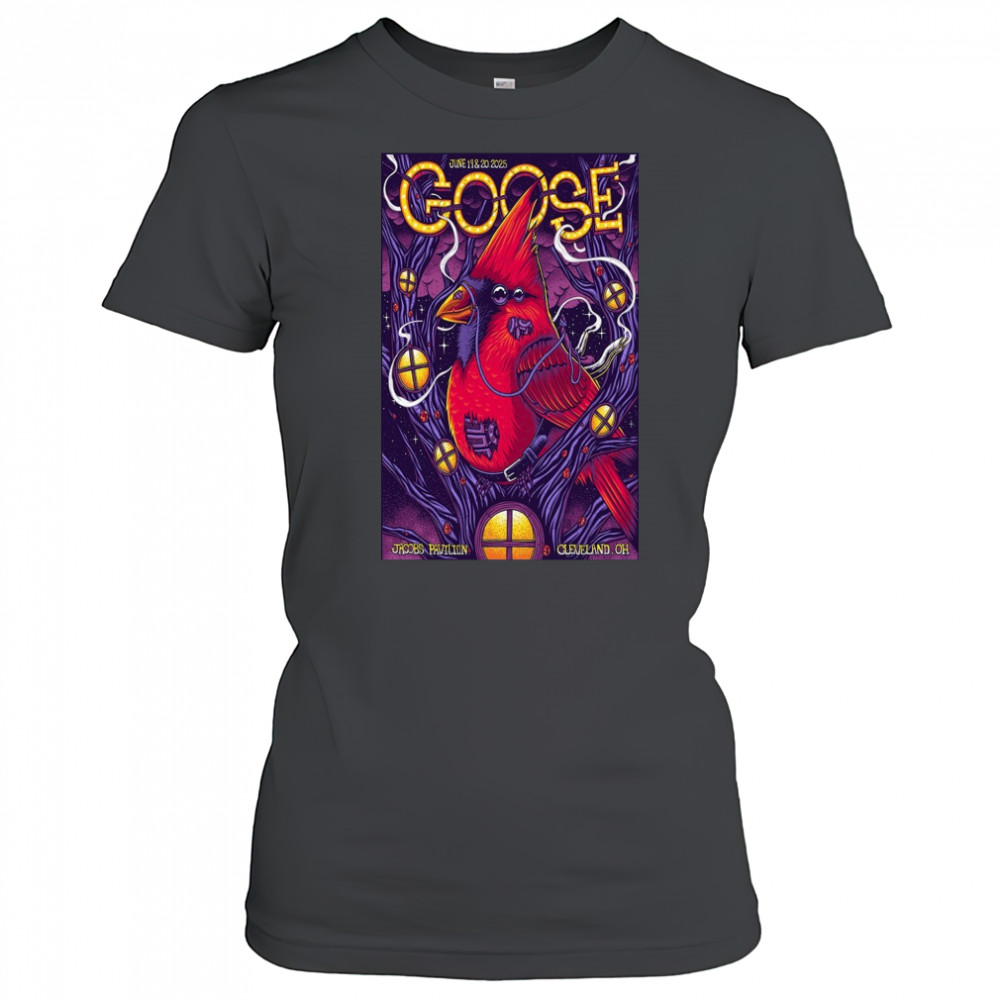 Goose Tour Poster June 19-20 2025 In Cleveland OH T-Shirt Women's T-shirt