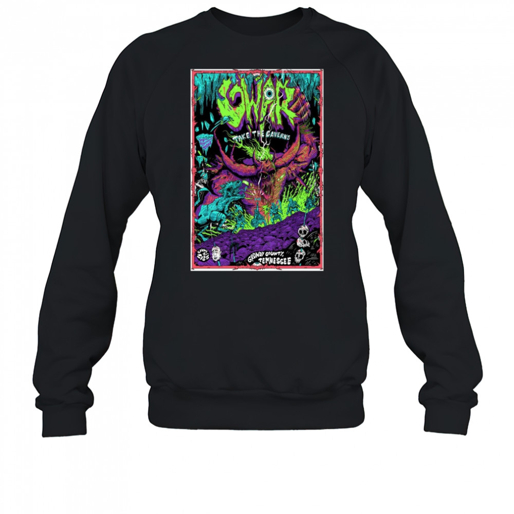 GWAR The Caverns June 21 2025 Poster T-Shirt Sweatshirt