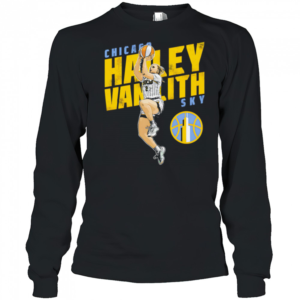 Hailey Van Lith Chicago Sky Slant shirt Long Sleeved