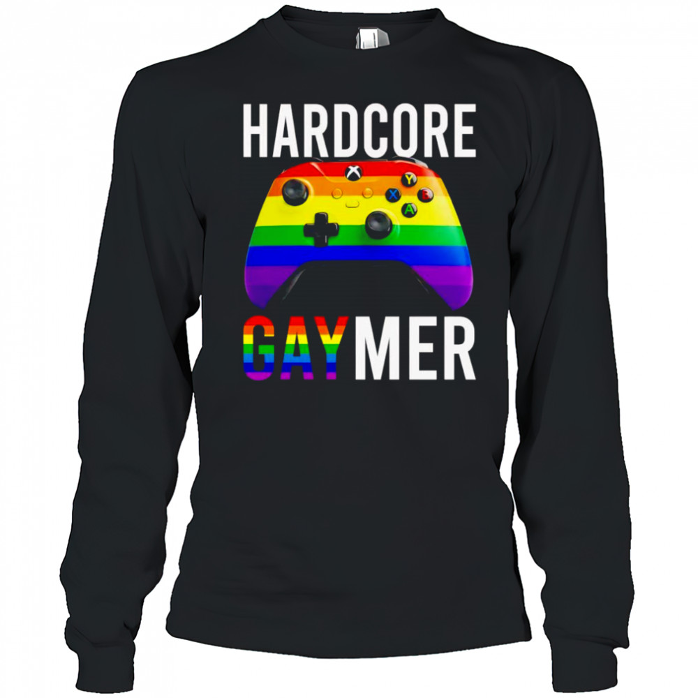 Hardcore gaymer LGBT shirt Long Sleeved