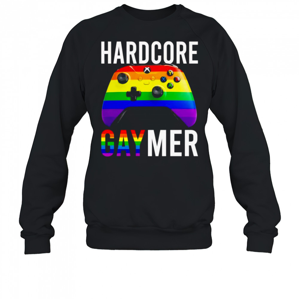 Hardcore gaymer LGBT shirt Sweatshirt
