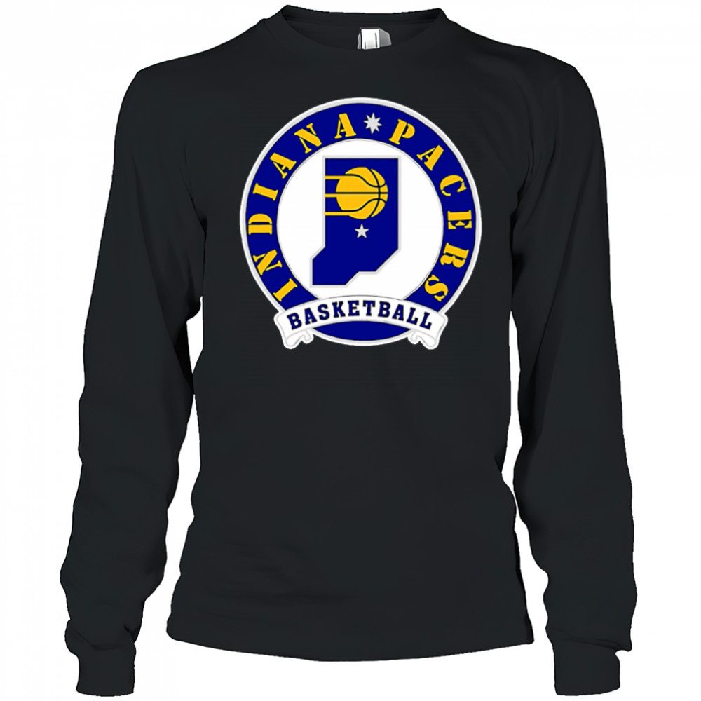 Indiana Pacers Basketball Tri-Blend style 2025 shirt Long Sleeved