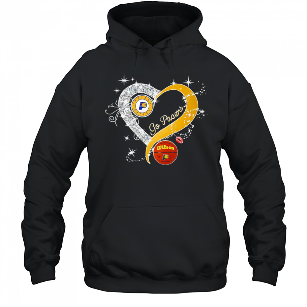 Indiana Pacers Go Pacers heart shirt Hoodie