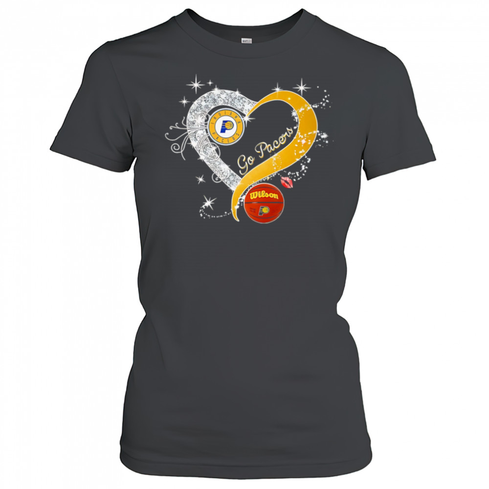 Indiana Pacers Go Pacers heart shirt Women's T-shirt