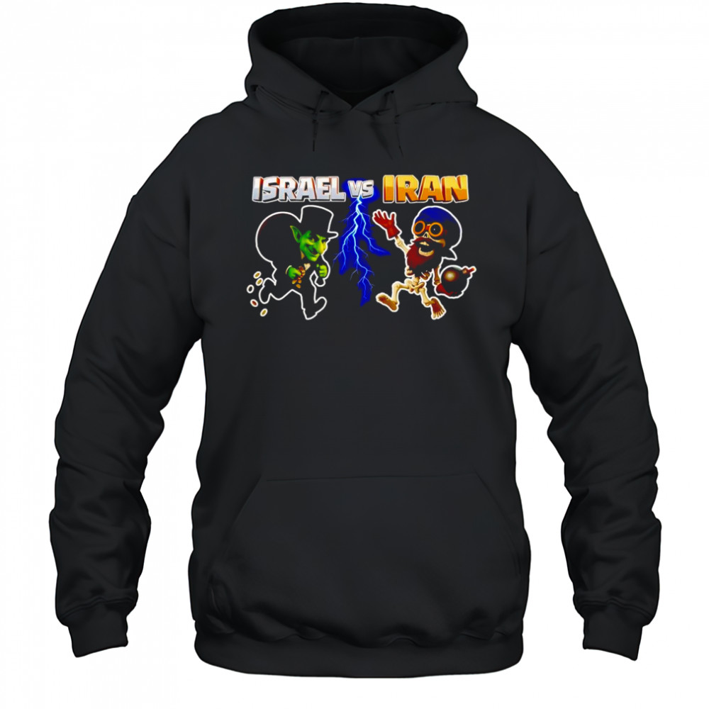 Israel vs Iran Clash of Clans shirt Hoodie