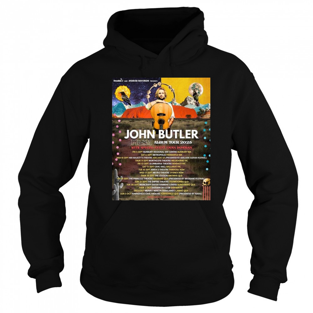 John Butler Prism Album Tour At The Princess Theatre In Brisbane Australia On September 19 2025 Shirt Sweatshirt