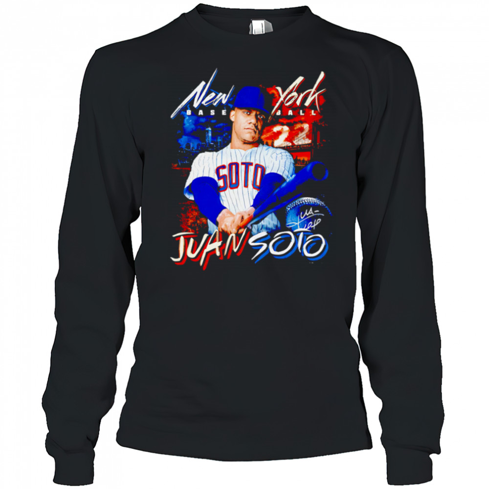 Juan Soto New York M Grunge shirt Long Sleeved