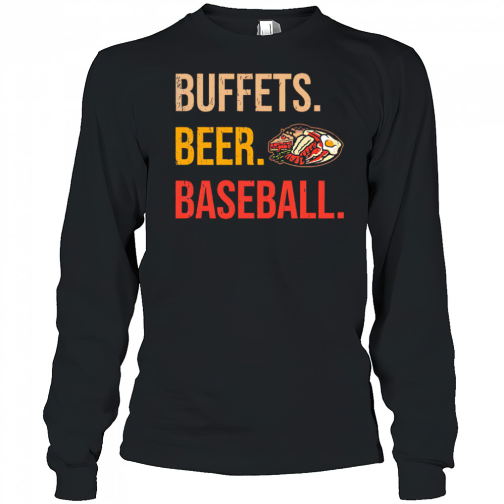 Las Vegas Belly Busters Buffets Beer Baseball shirt Long Sleeved