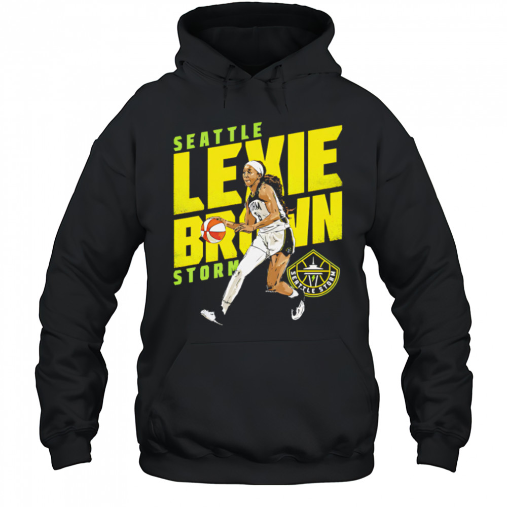 Lexie Brown Seattle Storm Slant shirt Hoodie