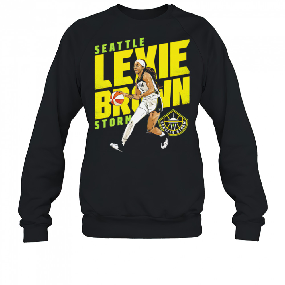 Lexie Brown Seattle Storm Slant shirt Sweatshirt