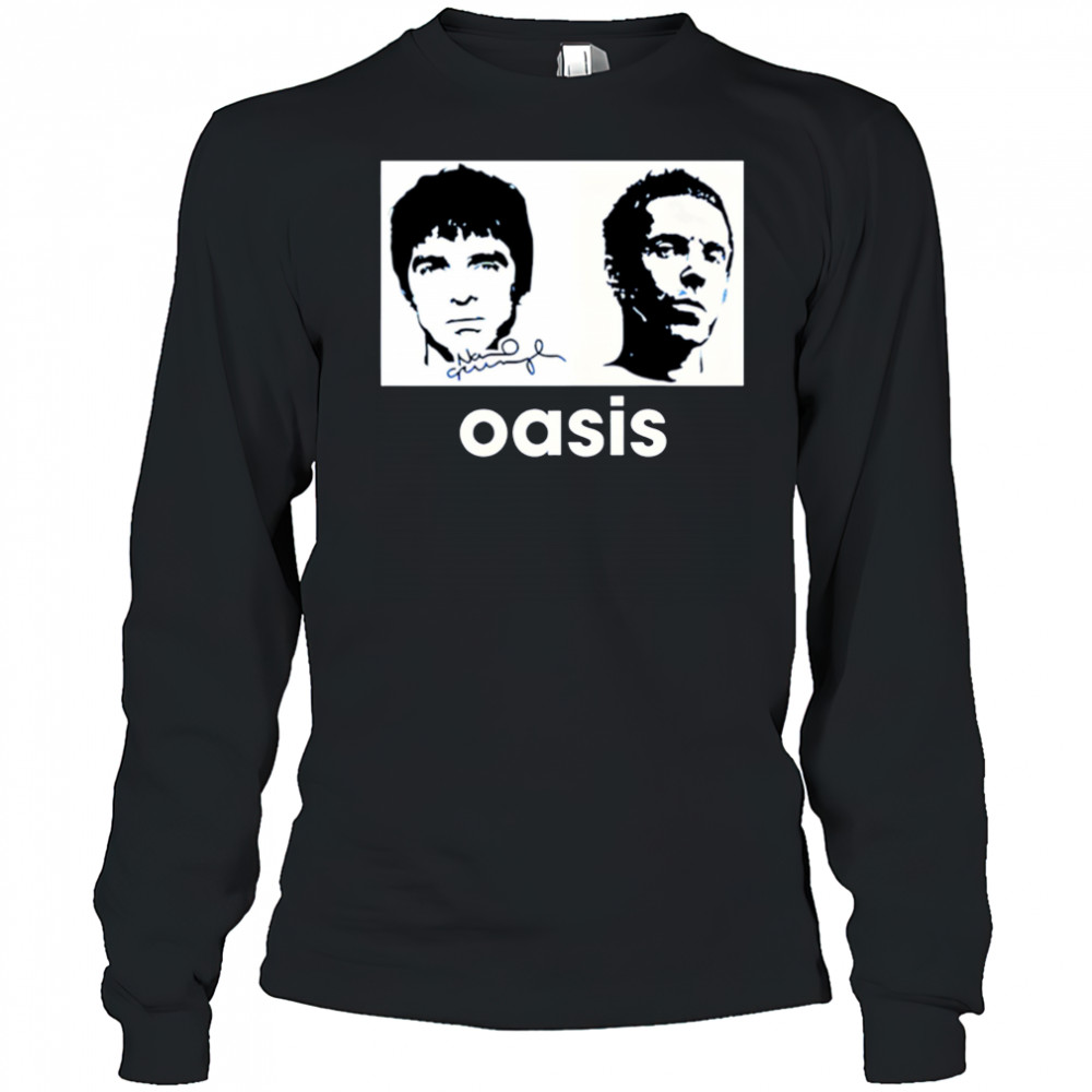 Liam and Noel Gallagher vintage shirt Long Sleeved