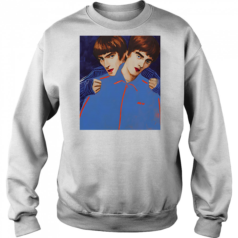 Liam and Noel Oasis shirt Hoodie