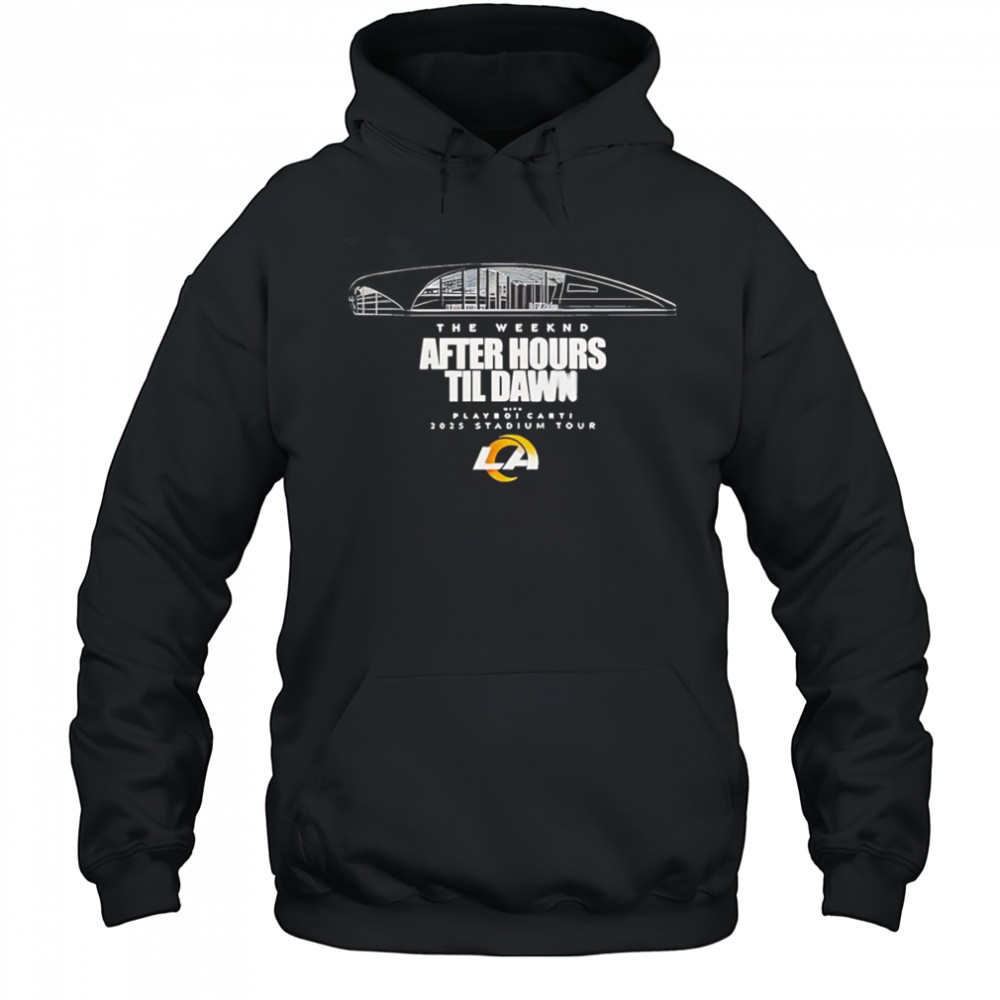 Los Angeles Rams x The Weeknd After Hours Til Dawn Tour shirt Hoodie