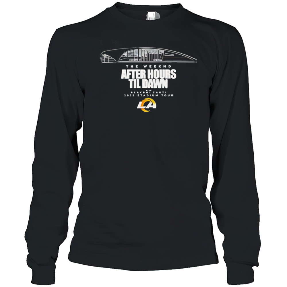 Los Angeles Rams x The Weeknd After Hours Til Dawn Tour shirt Long Sleeved