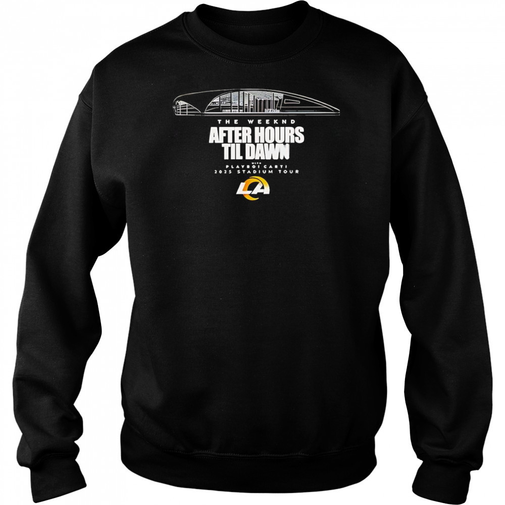 Los Angeles Rams x The Weeknd After Hours Til Dawn Tour shirt Hoodie
