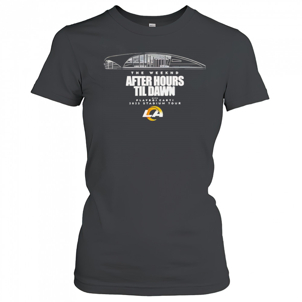 Los Angeles Rams x The Weeknd After Hours Til Dawn Tour shirt Women's T-shirt