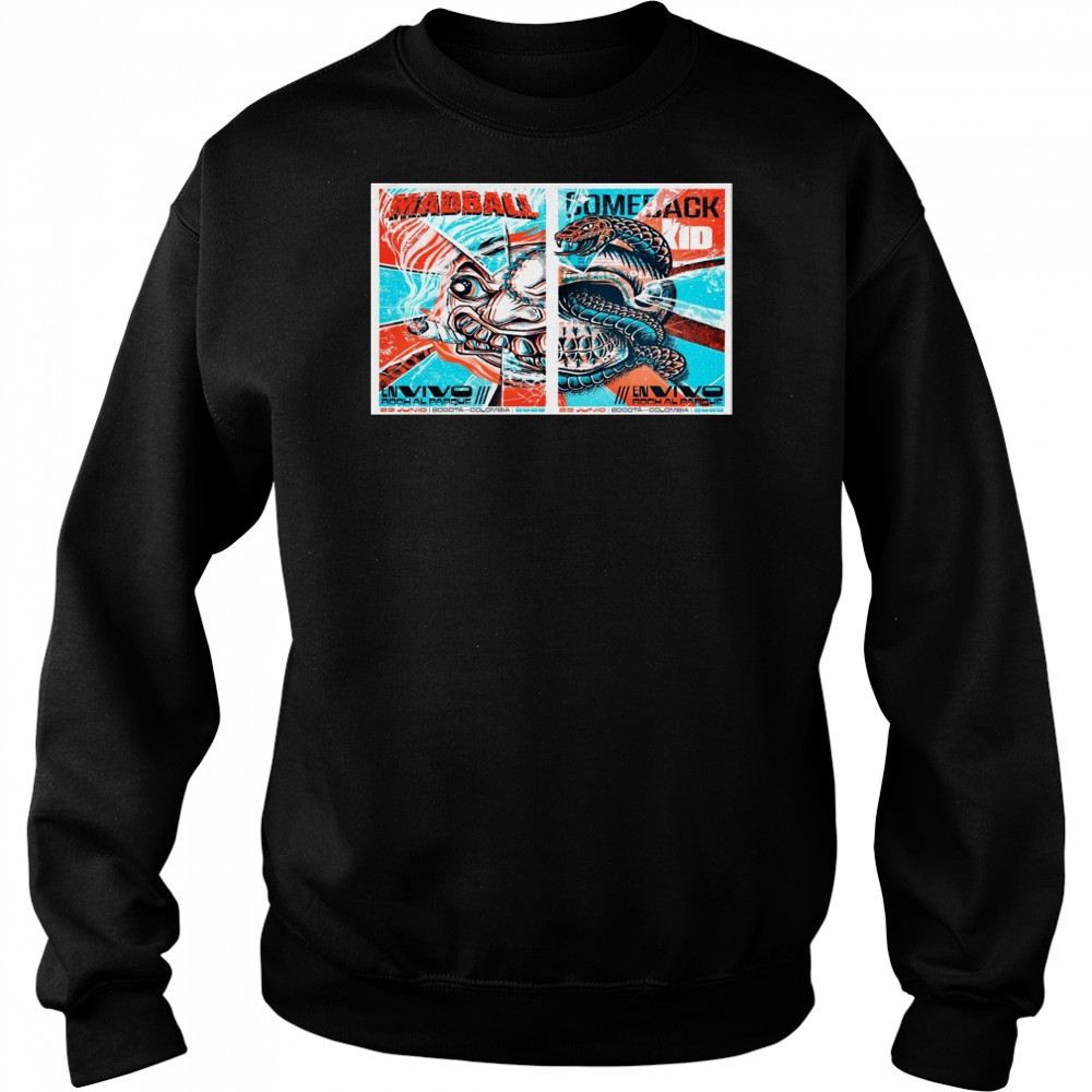 Madball NYHC X Comeback Kid Bogota Colombia 6-23-2025 Poster T-Shirt Hoodie