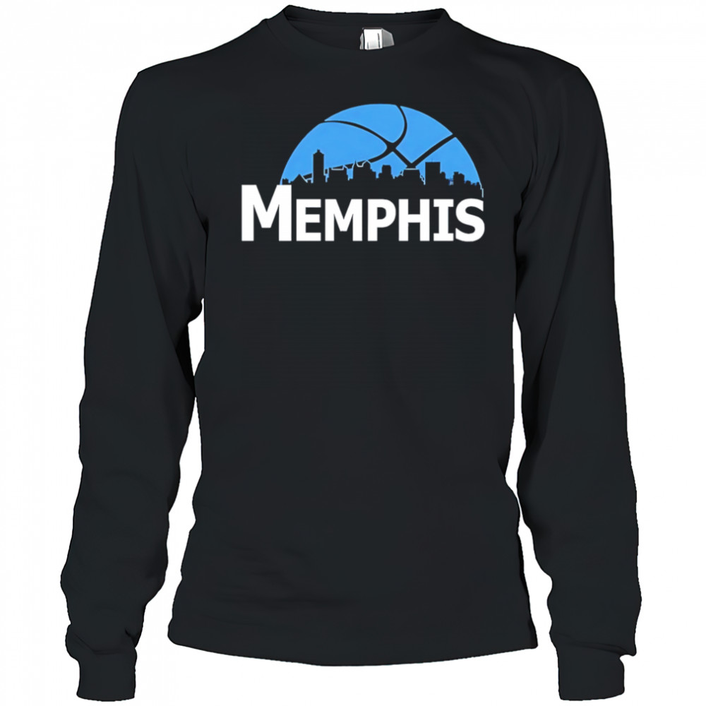 Memphis Grizzlies Cityscape Skyline style 2025 shirt Long Sleeved