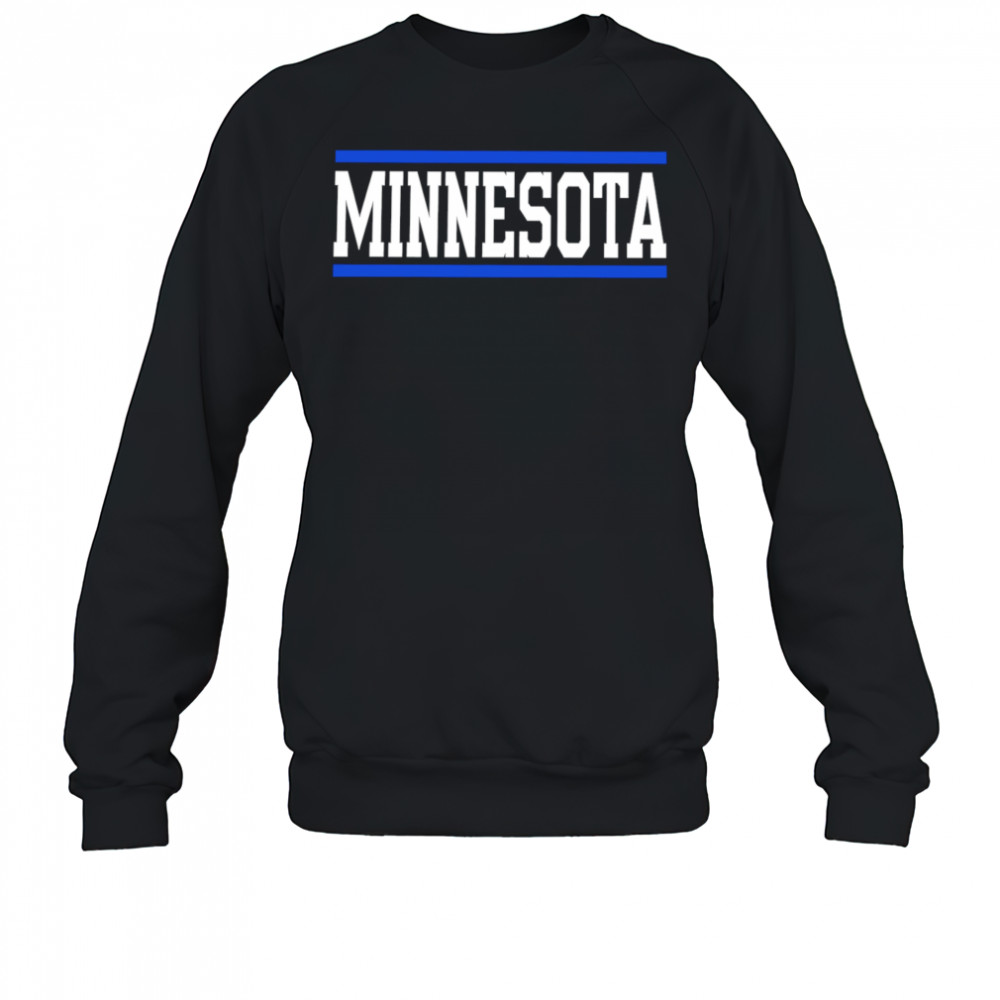 Minnesota horizontal lines shirt Sweatshirt