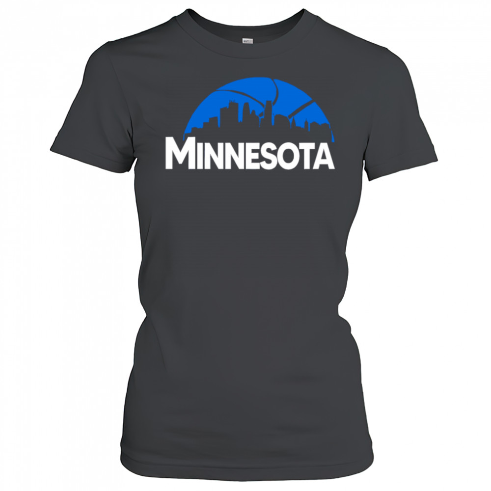 Minnesota Timberwolves Cityscape Skyline style 2025 shirt Women's T-shirt