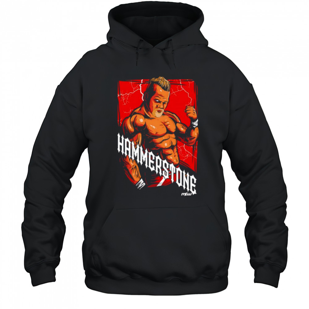 MLW Hammerstone flexing shirt Hoodie