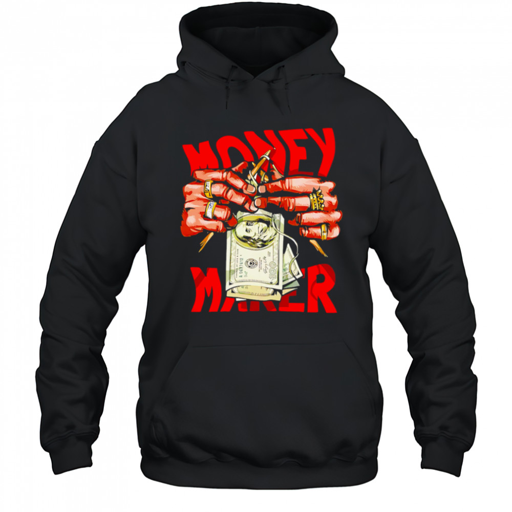 Money Maker Graphic knit shirt Hoodie