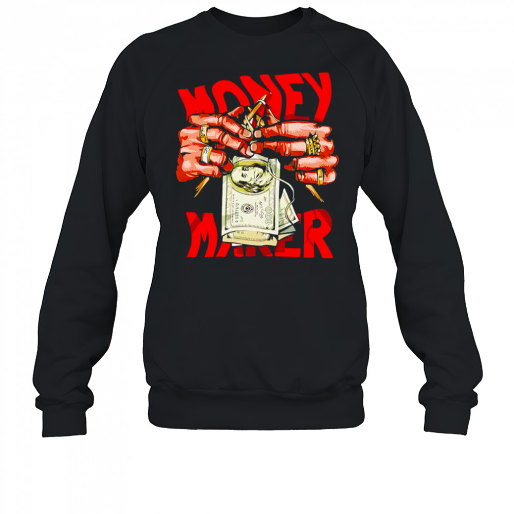 Money Maker Graphic knit shirt Sweatshirt