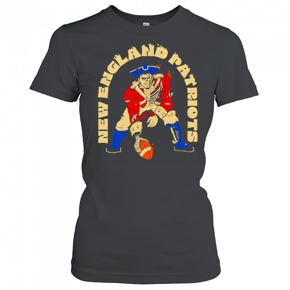 New England Patriots royal pirate shirt Women's T-shirt