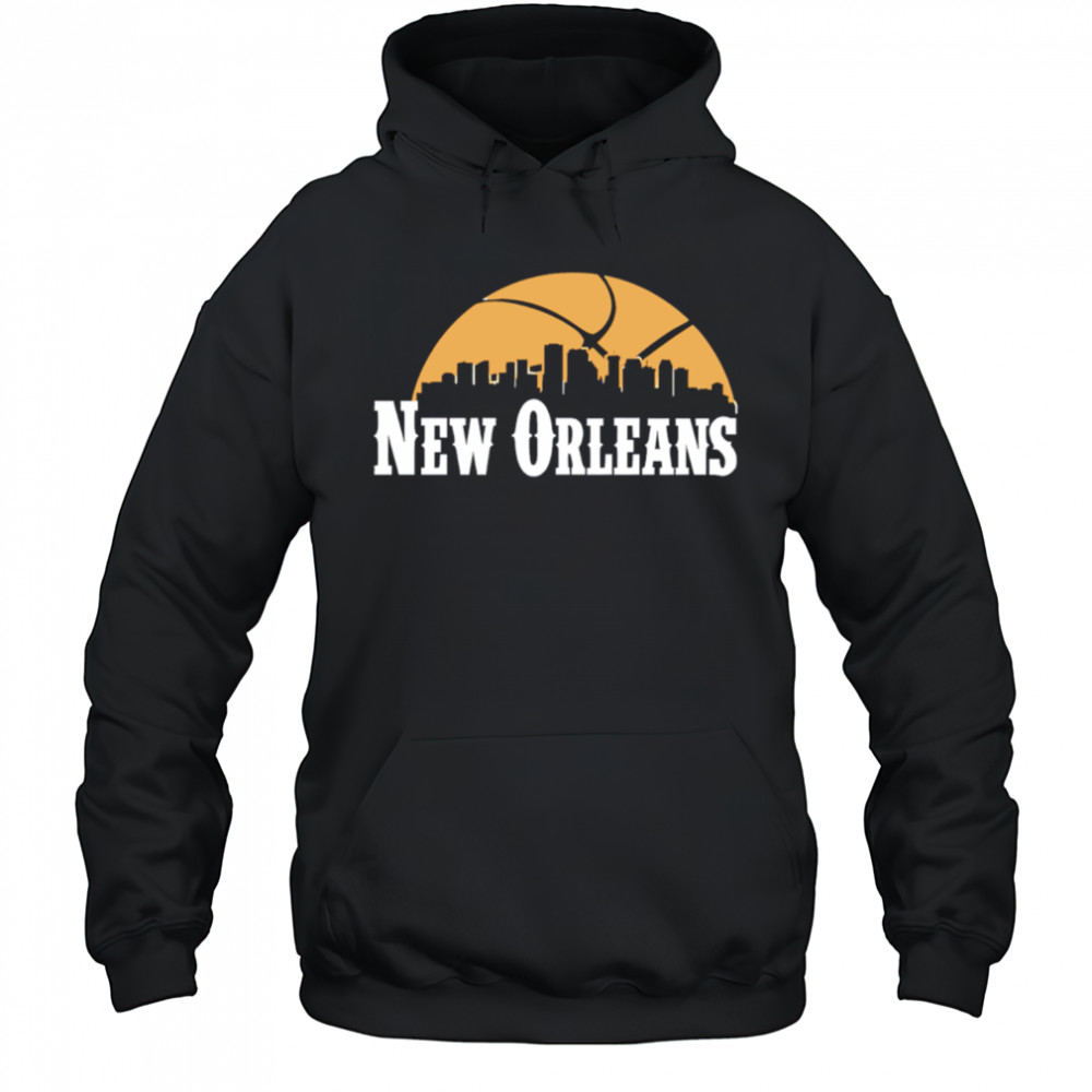 New Orleans Pelicans Cityscape Skyline style 2025 shirt Hoodie