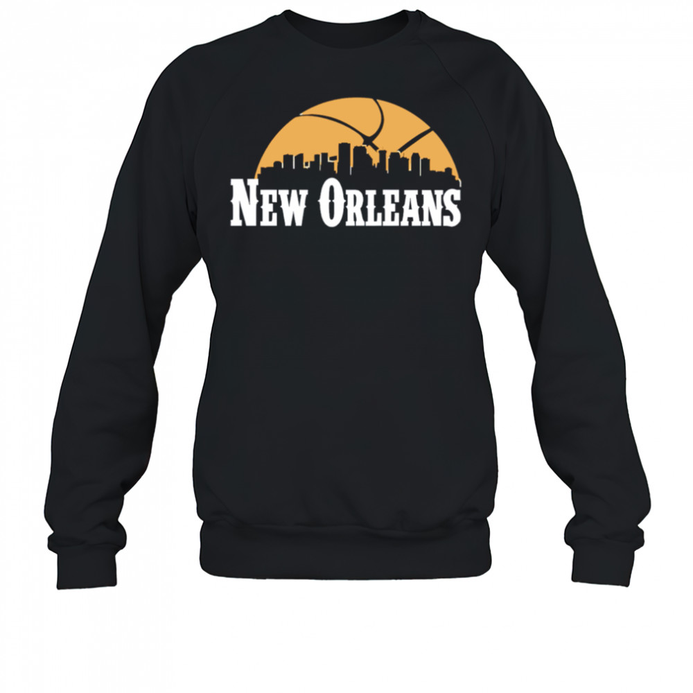 New Orleans Pelicans Cityscape Skyline style 2025 shirt Sweatshirt