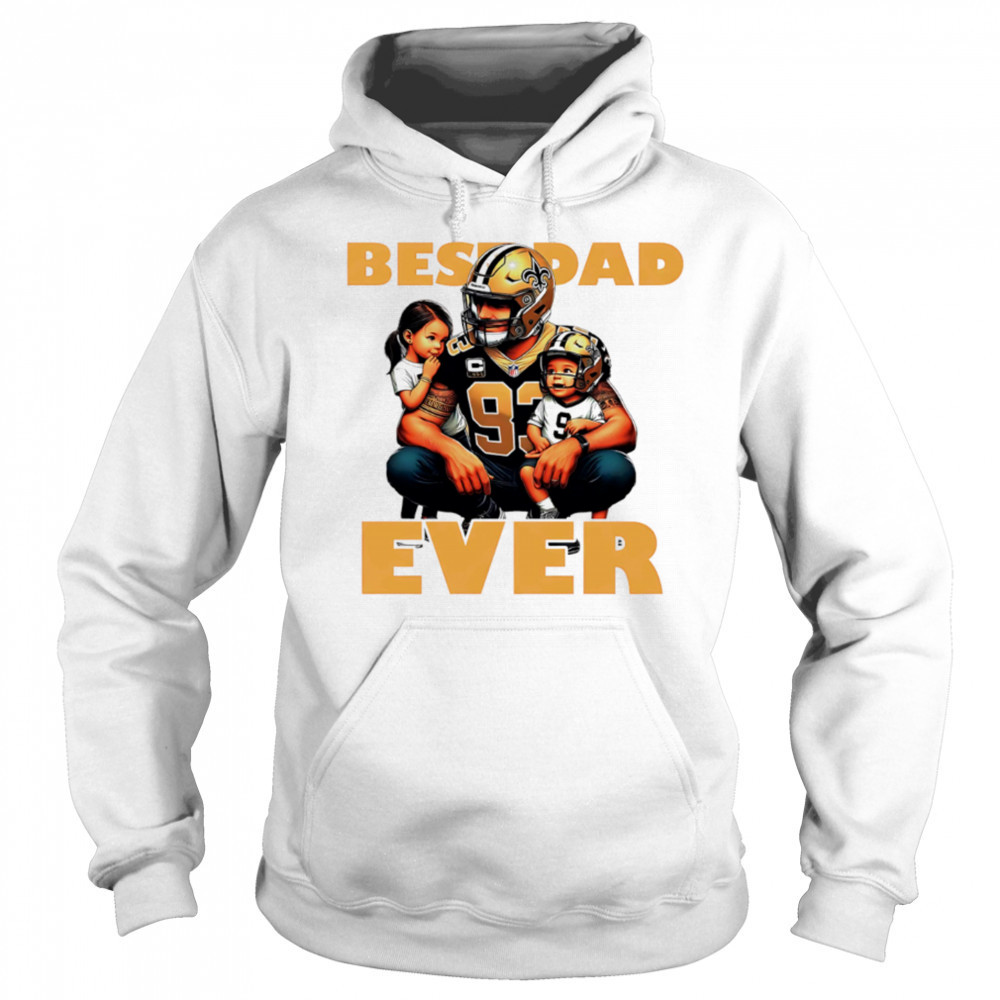 New Orleans Saints Best Dad Ever shirt Sweatshirt