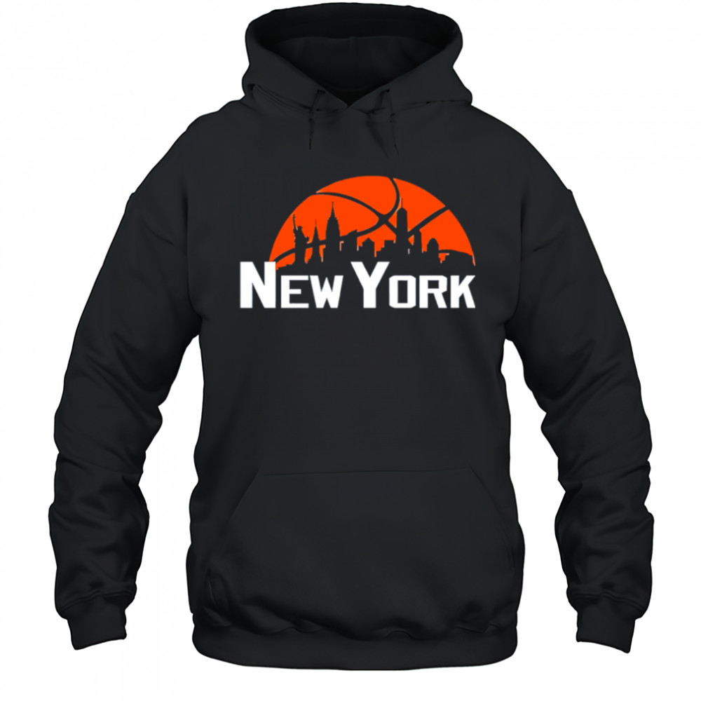 New York Knicks Cityscape Skyline style 2025 shirt Hoodie