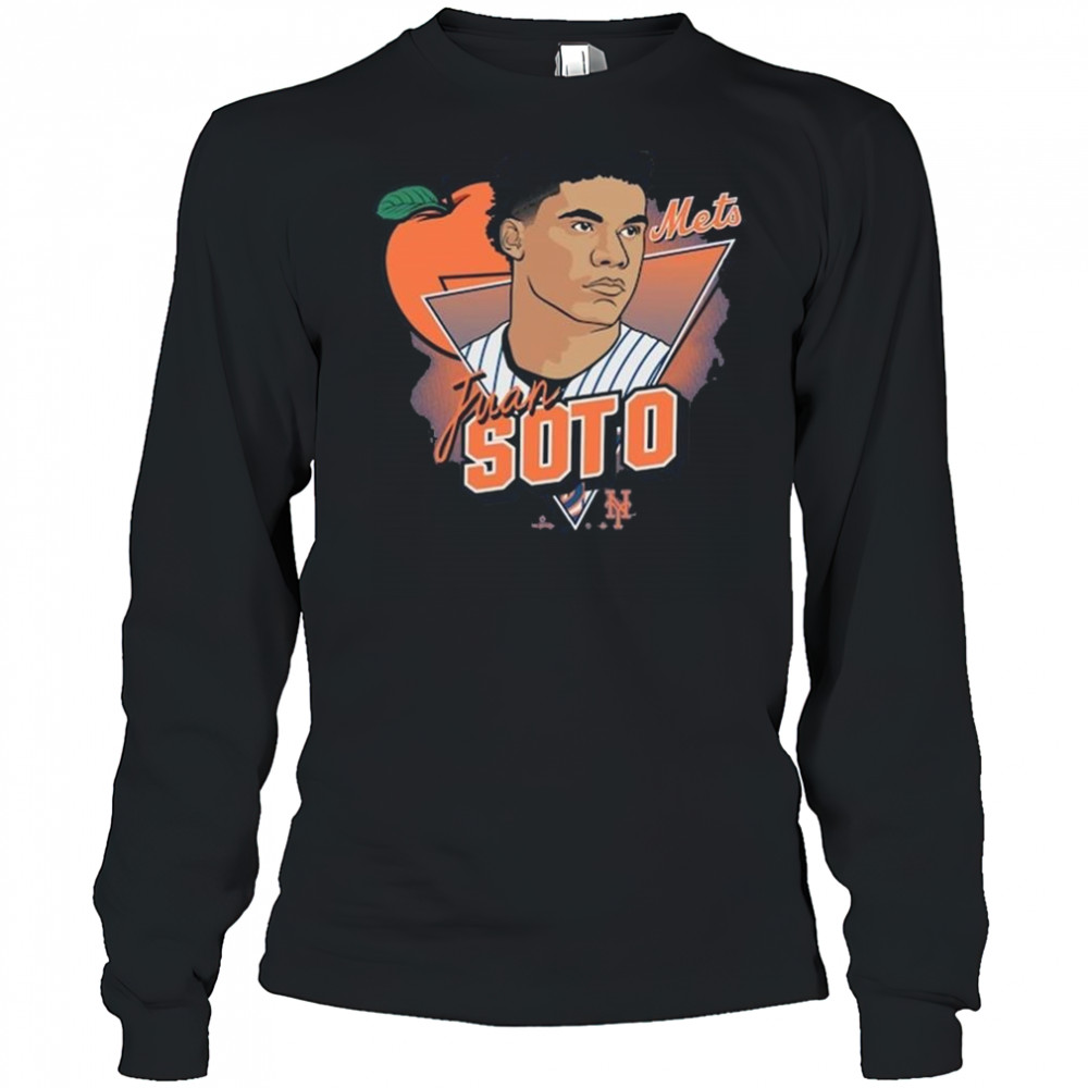 New York Mets Juan Soto Player Caricature Franklin 2025 Shirt Long Sleeved