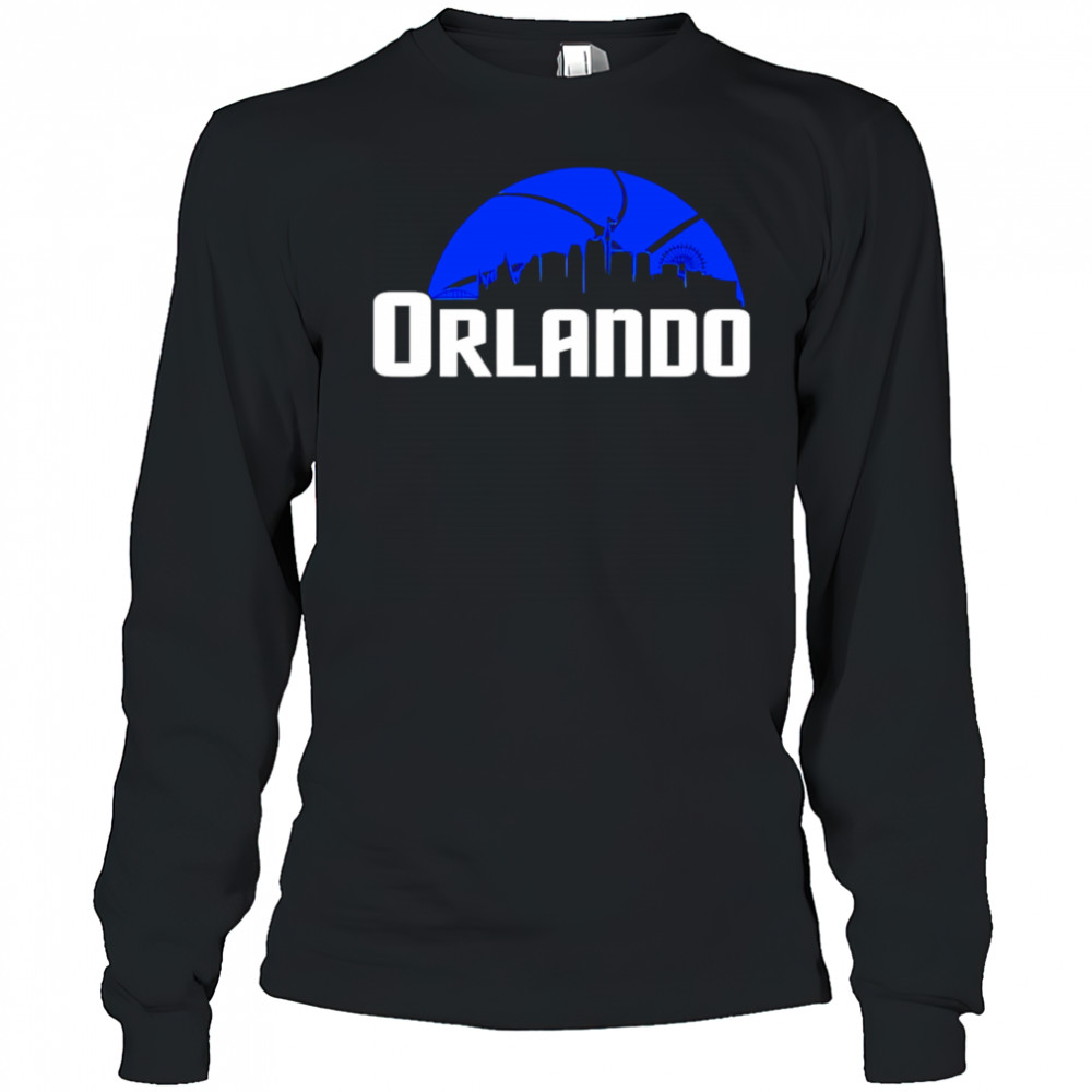Orlando Magic Cityscape Skyline style 2025 shirt Long Sleeved
