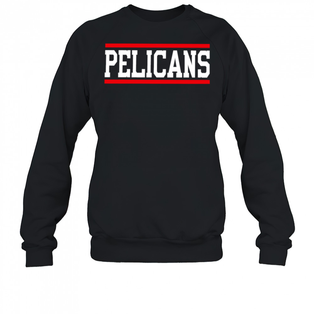 Pelicans horizontal lines shirt Sweatshirt