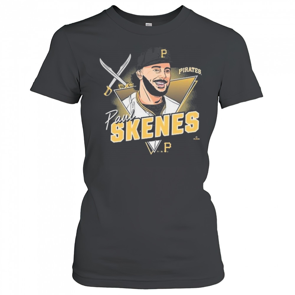 Pittsburgh Pirates Paul Skenes Player Caricature Franklin 2025 Shirt Women's T-shirt