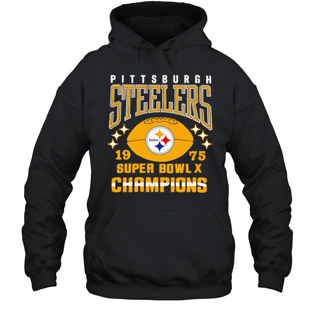 Pittsburgh Steelers Super Bowl X Champions 1975 shirt Hoodie
