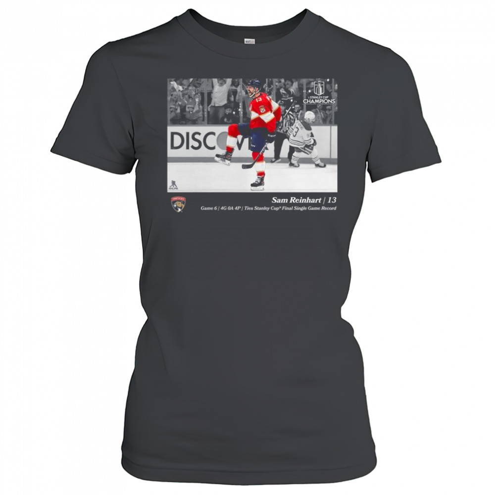 Sam Reinhart Florida Panthers 2025 Stanley Cup Champions Moment Shirt Women's T-shirt