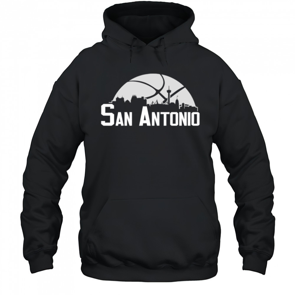 San Antonio Spurs Cityscape Skyline style 2025 shirt Hoodie