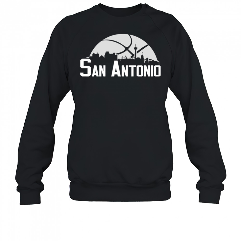 San Antonio Spurs Cityscape Skyline style 2025 shirt Sweatshirt