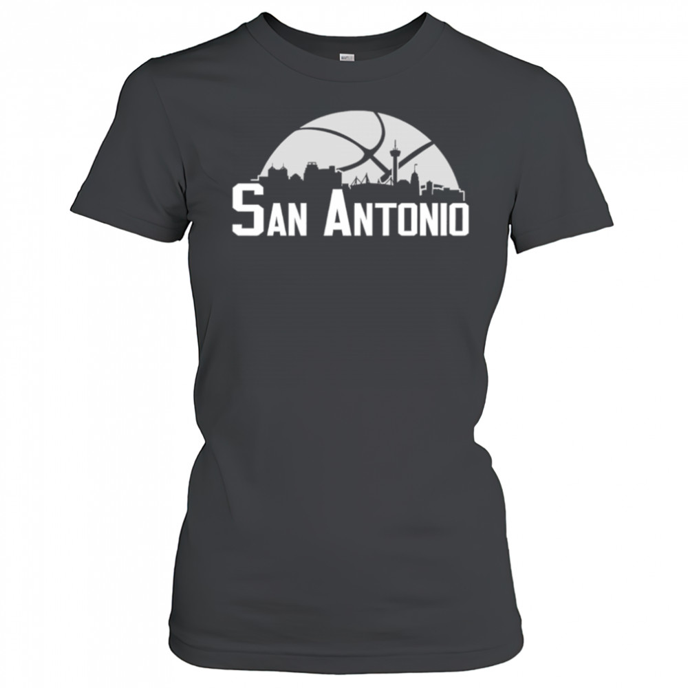 San Antonio Spurs Cityscape Skyline style 2025 shirt Women's T-shirt