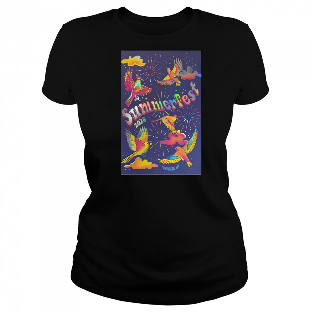 Schnitzel Near Summerfest 2025 Milwaukee WI Poster T-Shirt Women's T-shirt