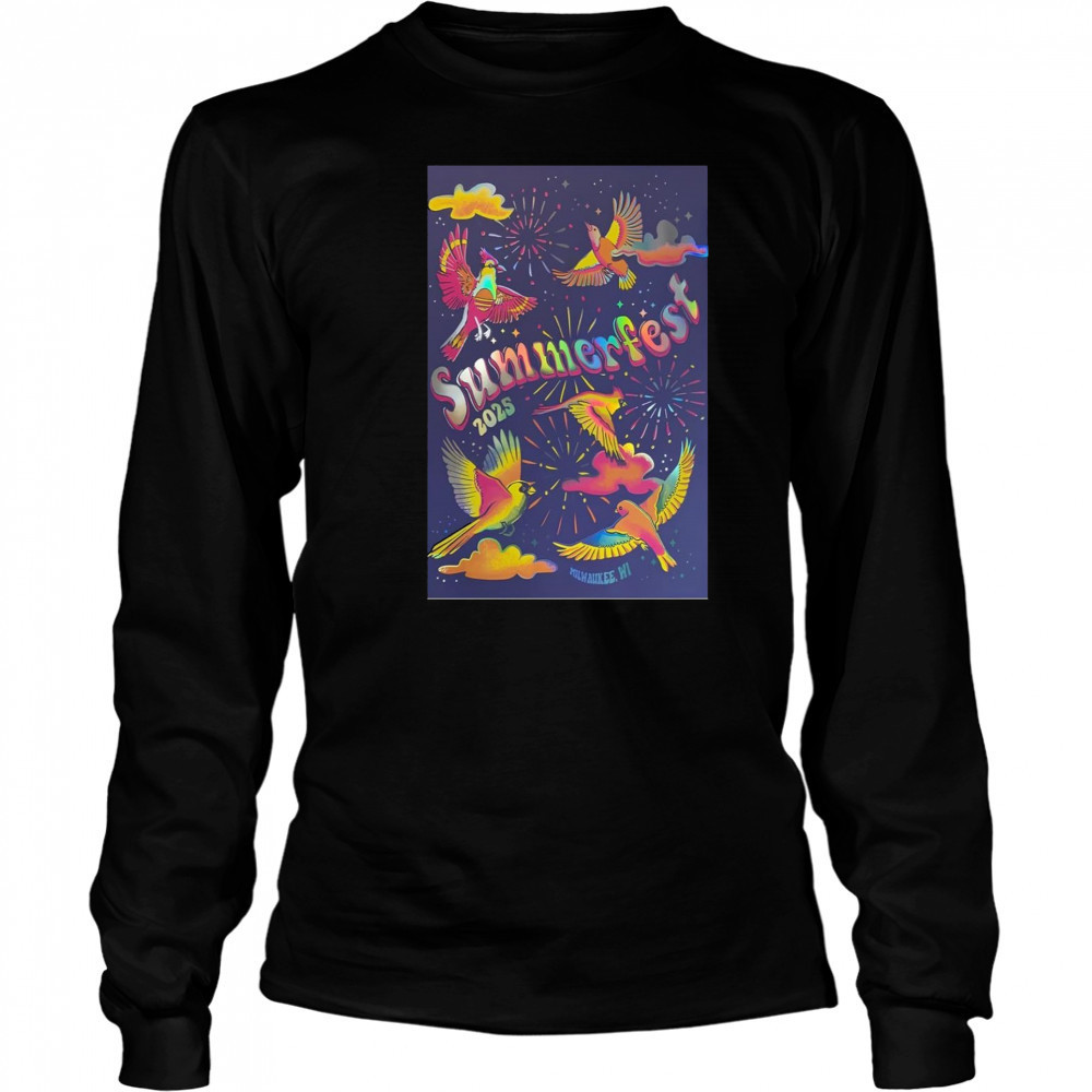 Schnitzel Near Summerfest 2025 Milwaukee WI Poster T-Shirt Long Sleeved