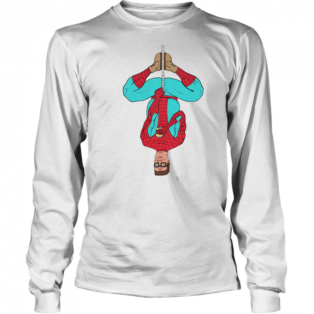 Spider man Hank Hill shirt Long Sleeved