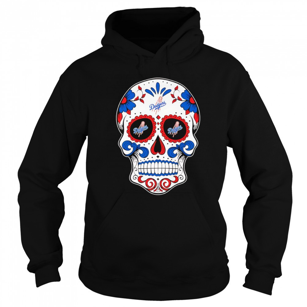 Sugar skull Los Angeles Dodgers shirt Sweatshirt