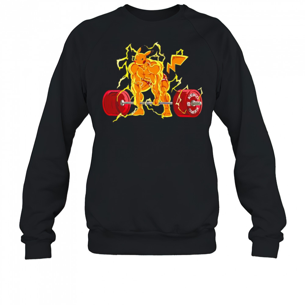 Swole Pikachu shirt Sweatshirt