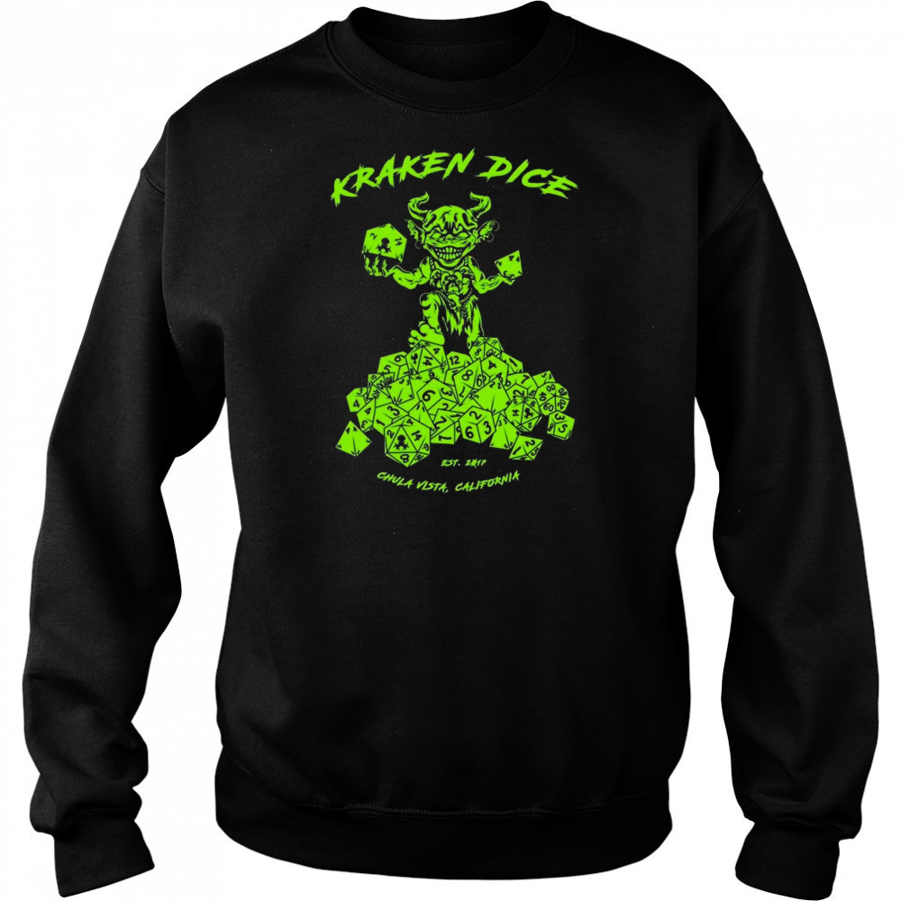 The Misfit Kraken Dice Shirt Hoodie